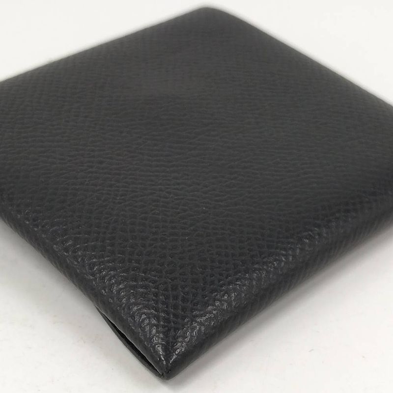 Hermes Bastia Epsom Coin Case Leather Black