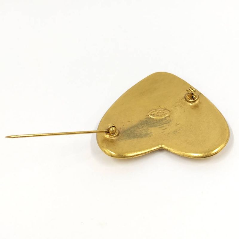 Chanel Brooch CC Gold