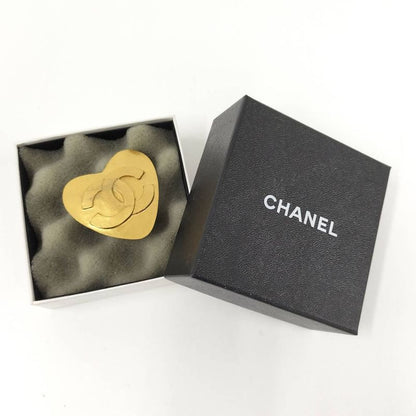 Chanel Brooch CC Gold