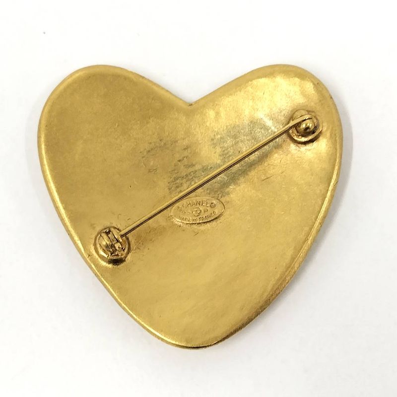 Chanel Brooch CC Gold