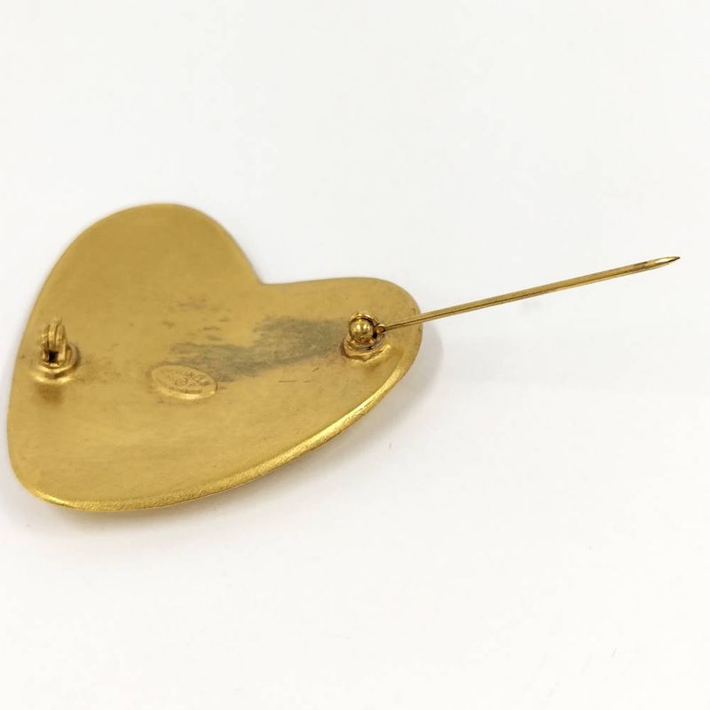 Chanel Brooch CC Gold