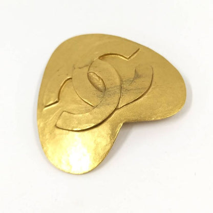 Chanel Brooch CC Gold