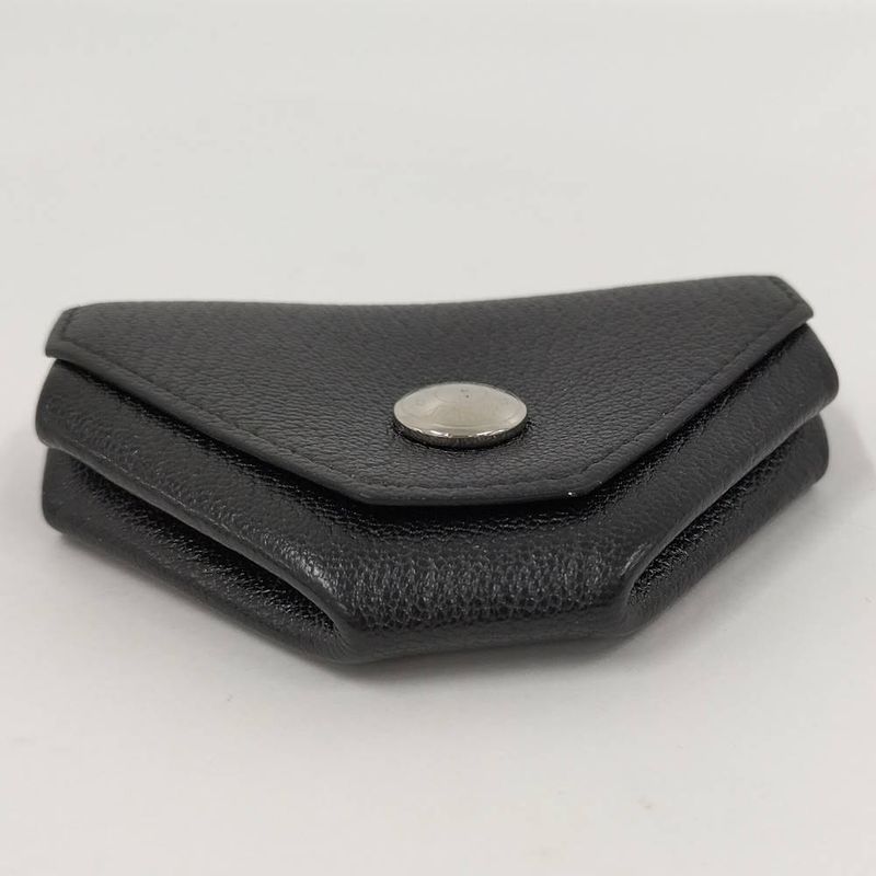 Hermes Levain Quatre Coin Case Black Chevre