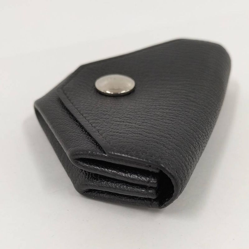 Hermes Levain Quatre Coin Case Black Chevre