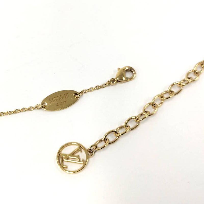 Louis Vuitton Collier Necklace Plated Gold