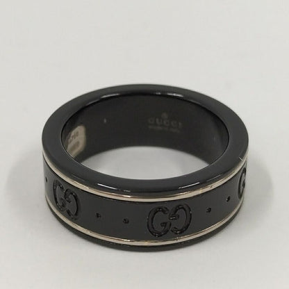 Gucci Icon Ring Ceramic Metal 18k White Gold