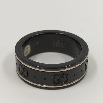 Gucci Icon Ring Ceramic Metal 18k White Gold