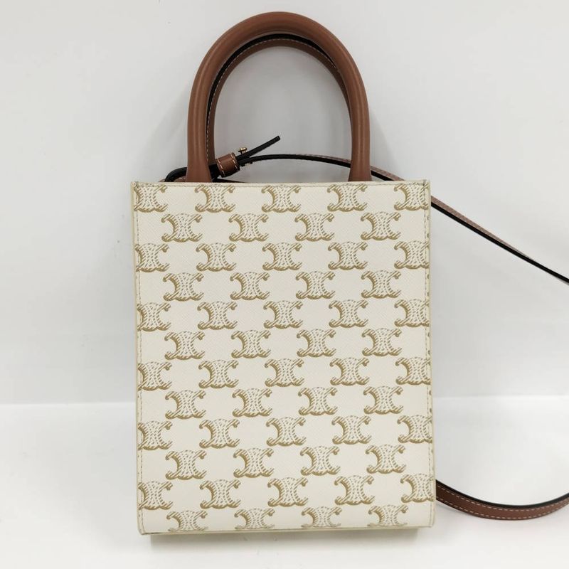 Celine Mini Vertical Cover 2-Way Bag Cream