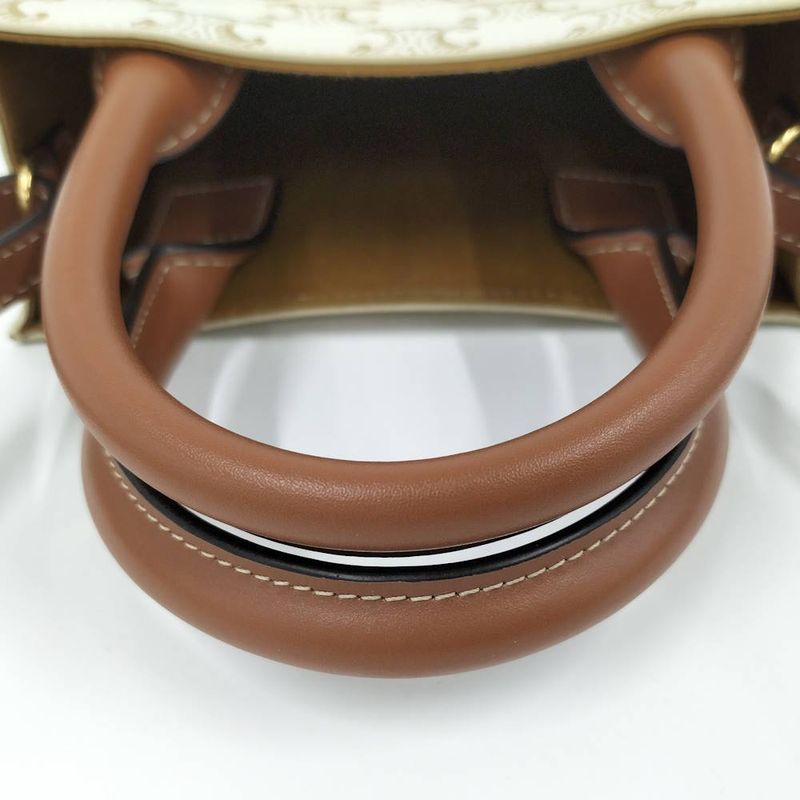 Celine Mini Vertical Cover 2-Way Bag Cream