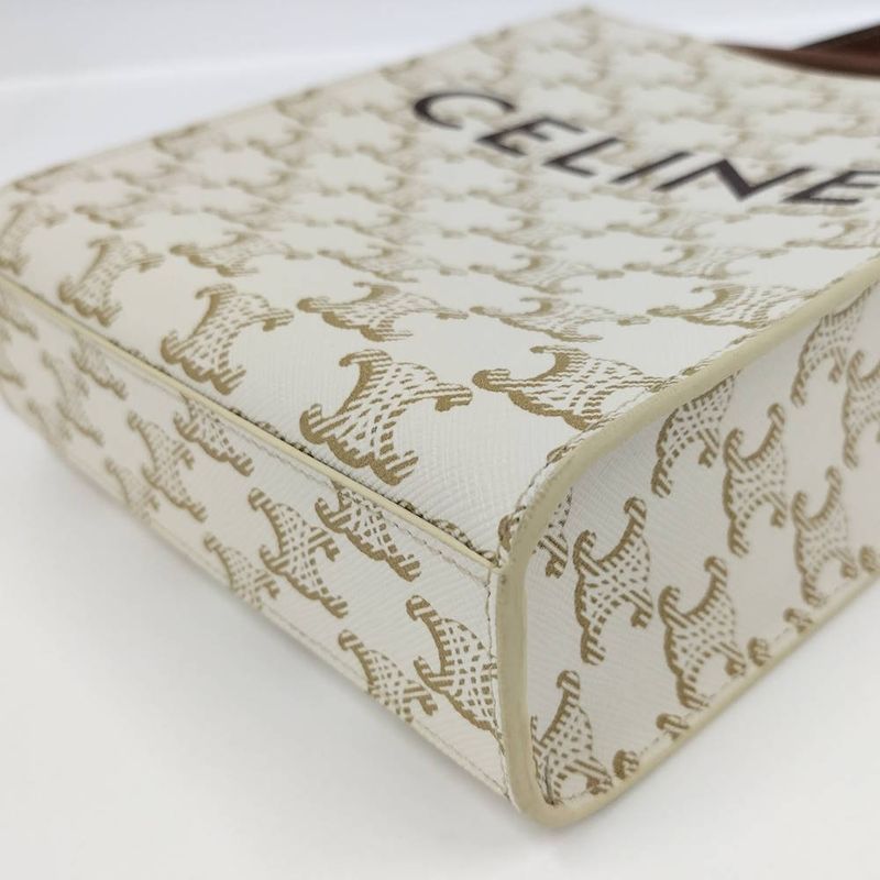 Celine Mini Vertical Cover 2-Way Bag Cream
