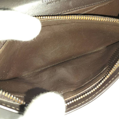 Bottega Veneta Bifold Wallet Intrecciato Leather Dark Brown