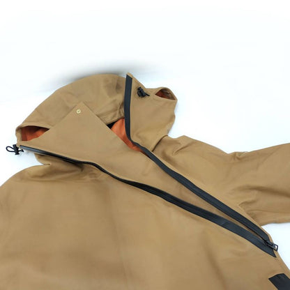 Bottega Veneta Drawstring Coat 'caramel' Spring Limited Edition Leather Cotton