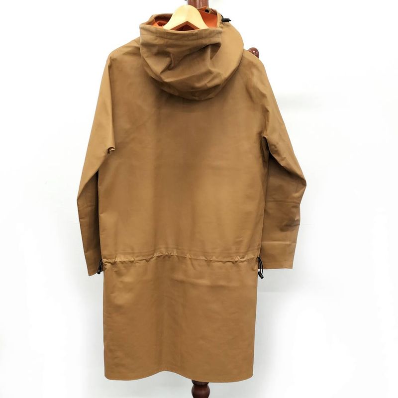 Bottega Veneta Drawstring Coat 'caramel' Spring Limited Edition Leather Cotton