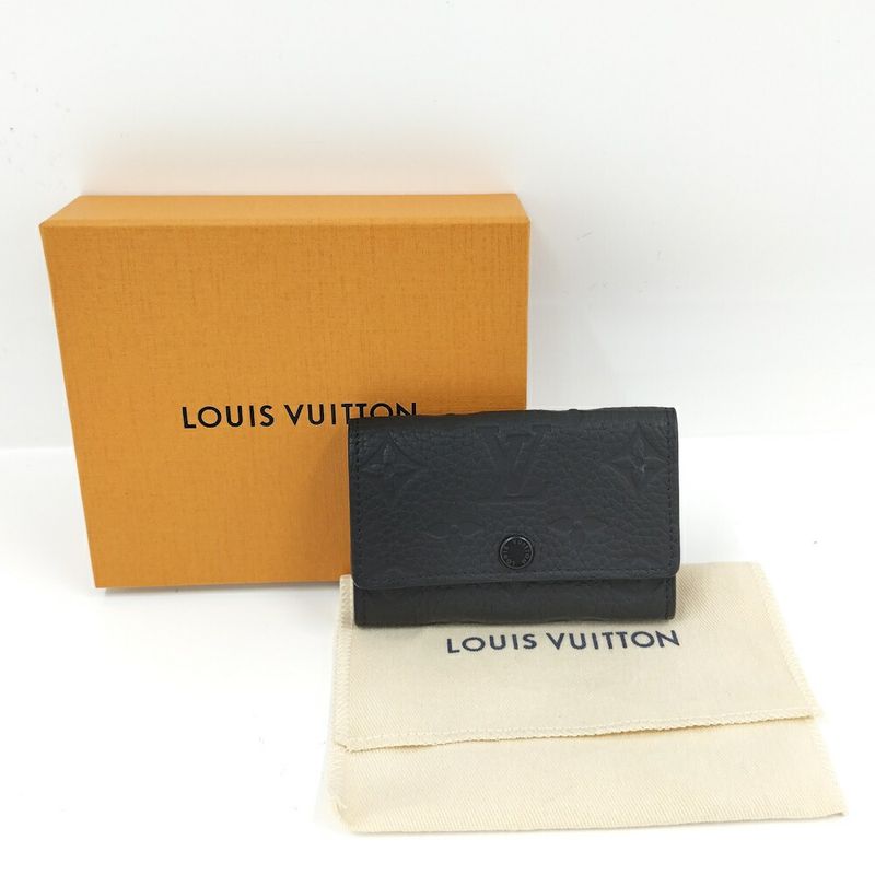Louis Vuitton Multicles 6 Key Case Taurillon Noir Black Key Holder