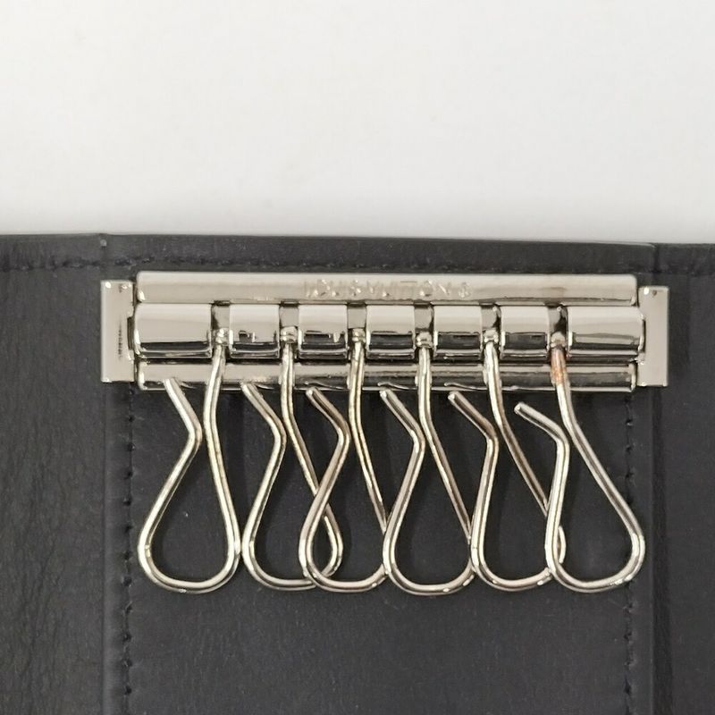 Louis Vuitton Multicles 6 Key Case Taurillon Noir Black Key Holder