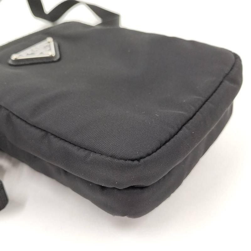Prada Shoulder Bag Nylon Black