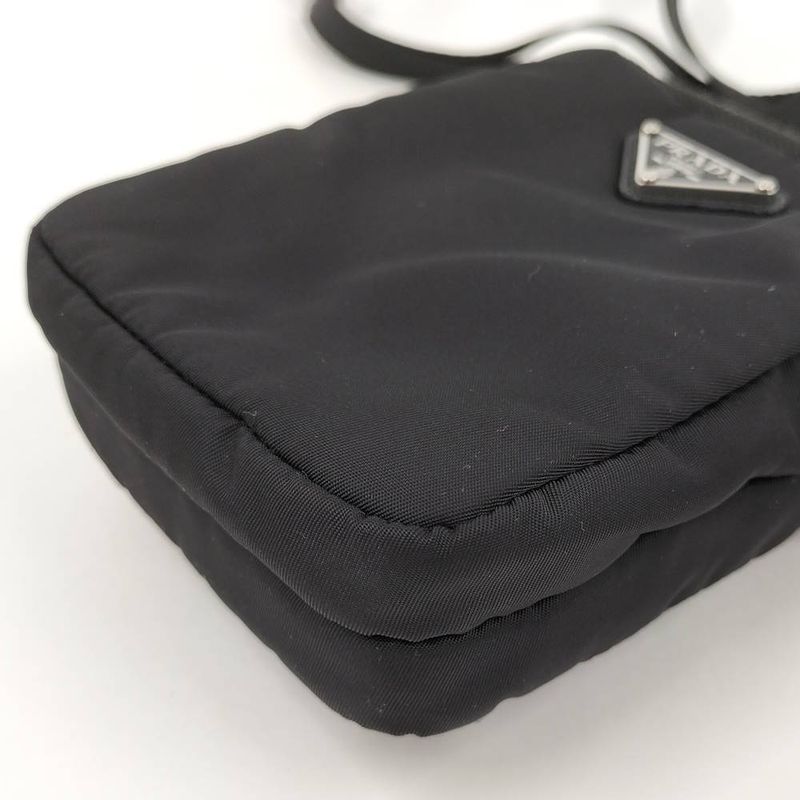 Prada Shoulder Bag Nylon Black