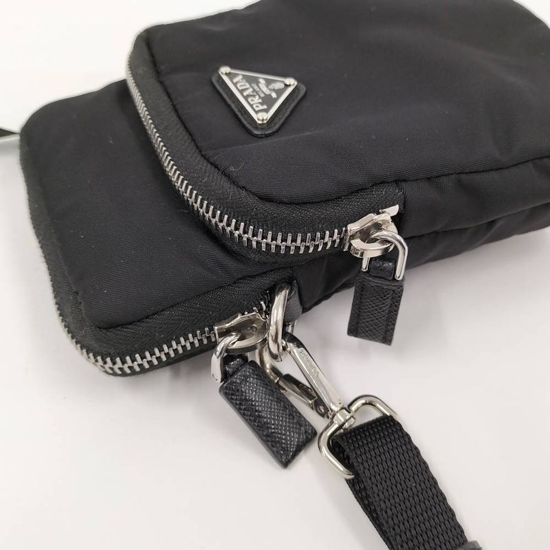 Prada Shoulder Bag Nylon Black