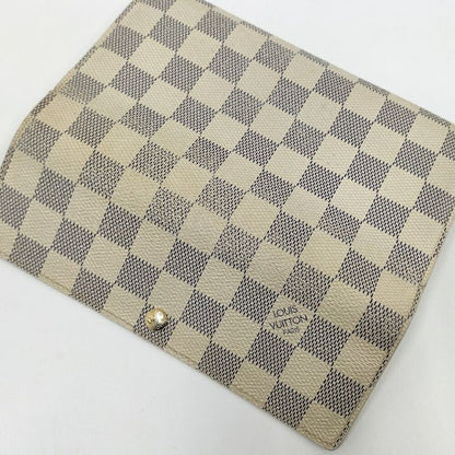 Louis Vuitton Portefeuille Sarah Bifold Wallet Damier Azur
