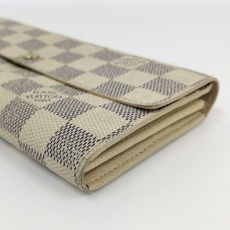 Louis Vuitton Portefeuille Sarah Bifold Wallet Damier Azur