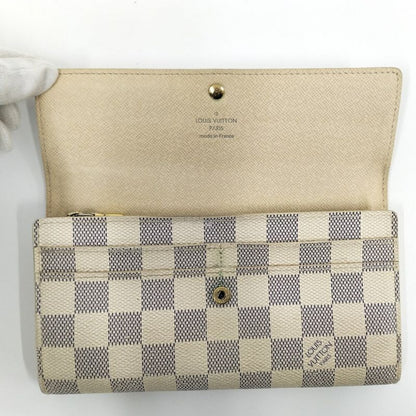 Louis Vuitton Portefeuille Sarah Bifold Wallet Damier Azur