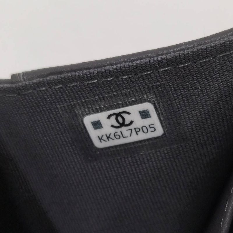 Chanel Classic Small Flap Wallet Trifold Quilted Gray