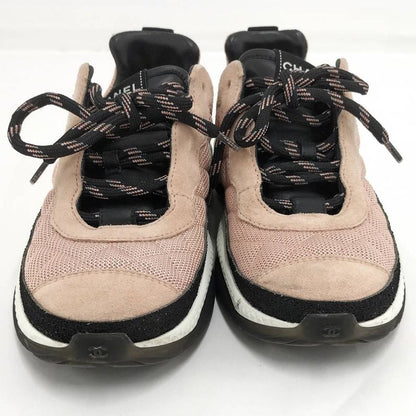 Chanel Sneakers Shoes Pink 38