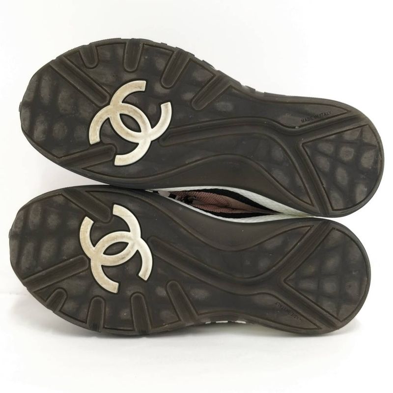 Chanel Sneakers Shoes Pink 38