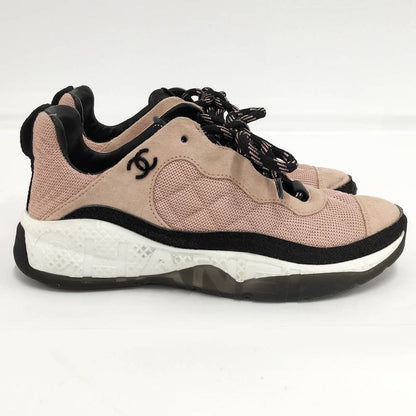 Chanel Sneakers Shoes Pink 38