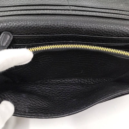 Prada Vitello Daino Wallet Leather Black