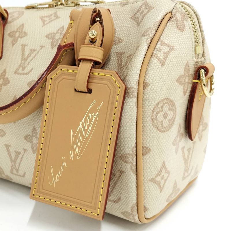 Louis Vuitton Speedy Bandouliere 20 2-Way Shoulder Handbag Monogram Origin
