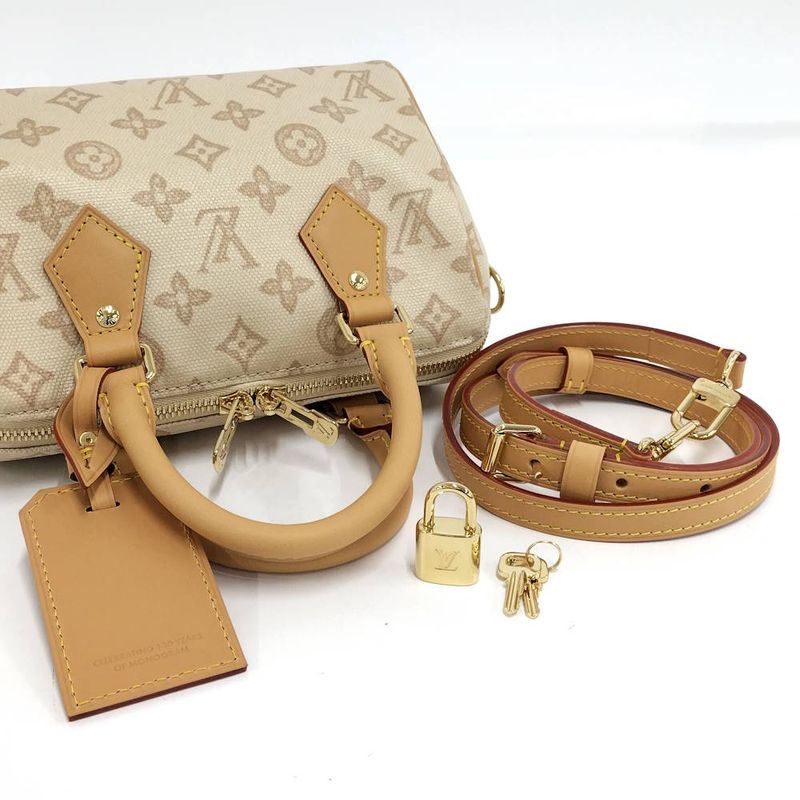 Louis Vuitton Speedy Bandouliere 20 2-Way Shoulder Handbag Monogram Origin