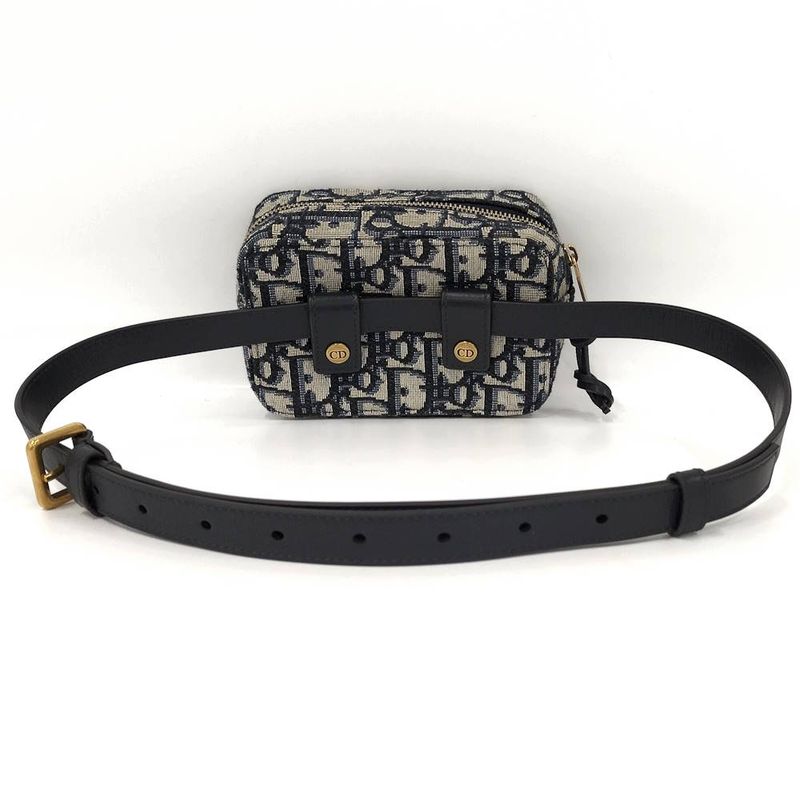 Dior Oblique Trotter Canvas Waist Pouch
