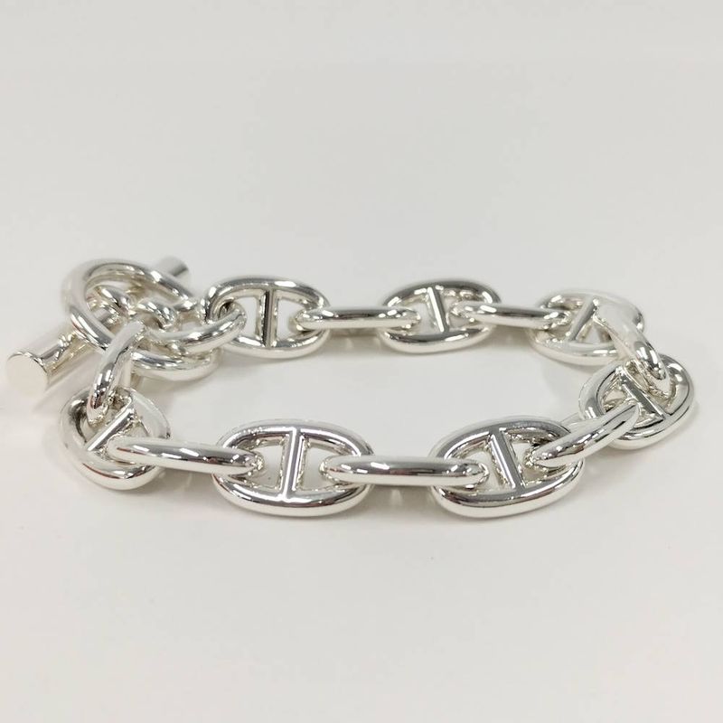 Hermes Bracelet Chaine D'ancre MM Silver