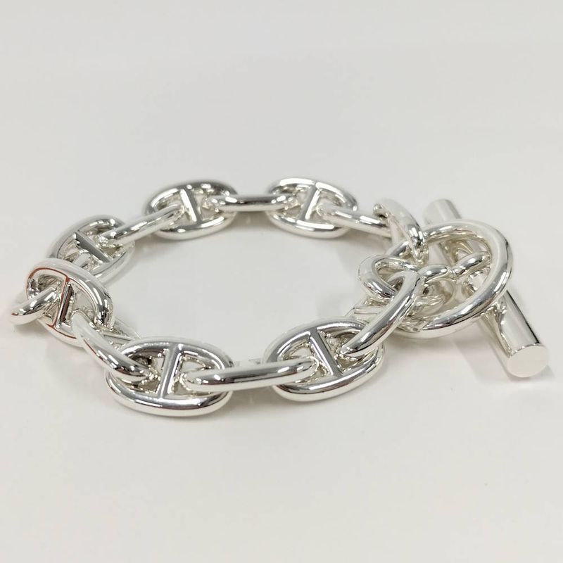 Hermes Bracelet Chaine D'ancre MM Silver