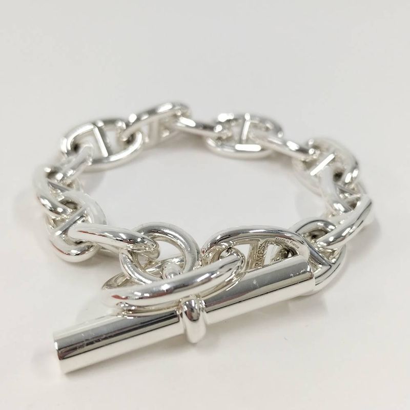 Hermes Bracelet Chaine D'ancre MM Silver