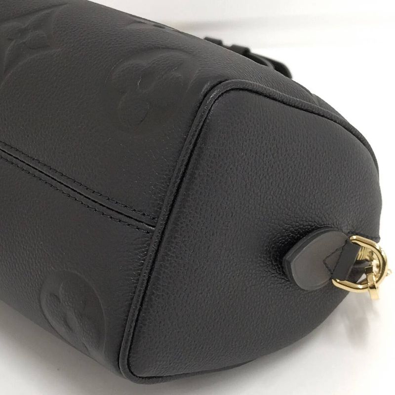 Louis Vuitton Speedy 20 Handbag Monogram Empreinte Black