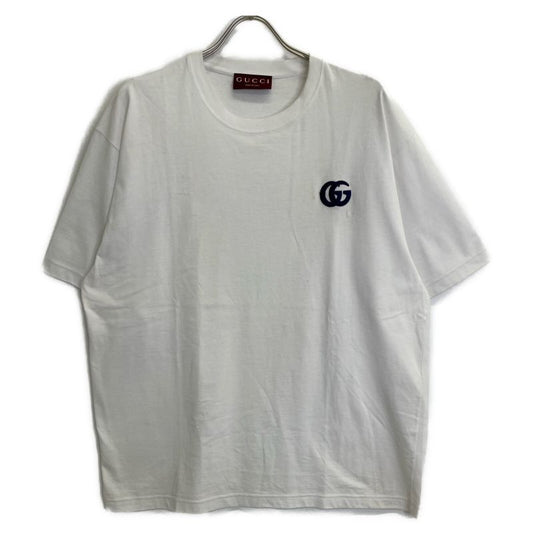 Gucci White Cotton Jersey T-Shirt XXL
