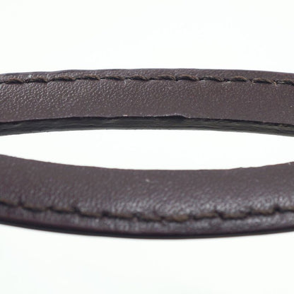 Celine Triomphe Choker Necklace Brown Gold C2