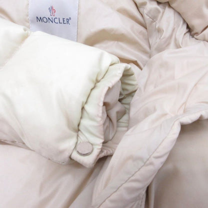 Moncler Berengere Down Jacket Hood Snap Button Logo 0 Beige