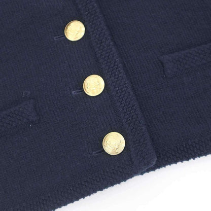 Celine Cropped Vest Navy