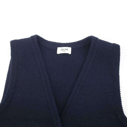 Celine Cropped Vest Navy