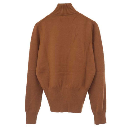 Loro Piana Cashmere Driver's Knit Cardigan Brown 46