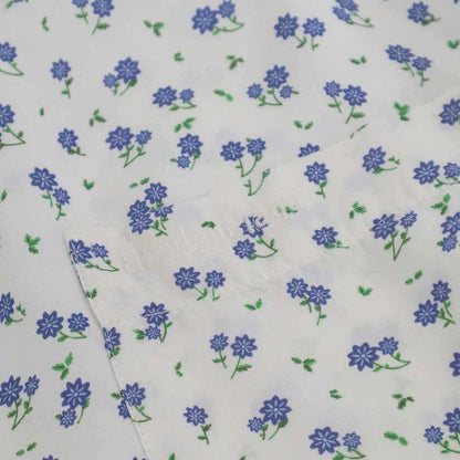 Balenciaga Flower Logo Jacquard Oversize Shirt White