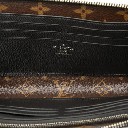 Louis Vuitton Monogram Macassar Zippy Dragonne L-shaped Zipper Wallet Brown