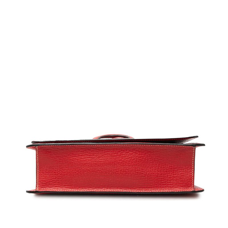 Loewe Barcelona 2-Way Shoulder Bag Red Leather