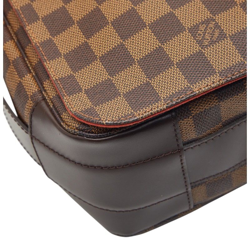 Louis Vuitton Damier Bastille Crossbody Shoulder Bag Brown Leather