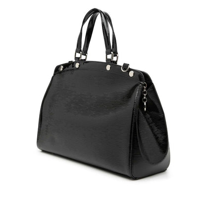 Louis Vuitton Epi Electric MM 2-Way Shoulder Bag Noir Black Patent Leather