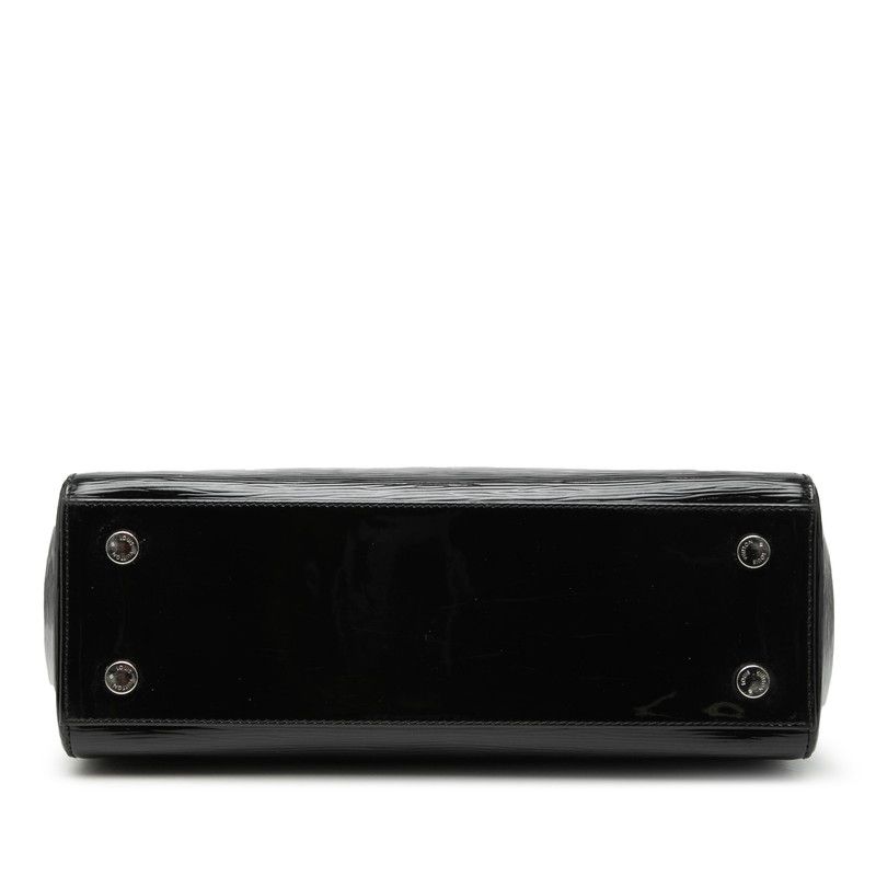 Louis Vuitton Epi Electric MM 2-Way Shoulder Bag Noir Black Patent Leather
