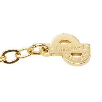 Dior Logo Necklace Gold Plated
